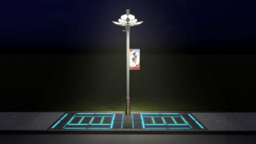 Solar-powered smart lamp posts and bus stops