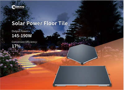 Solar Power Floor Tile
